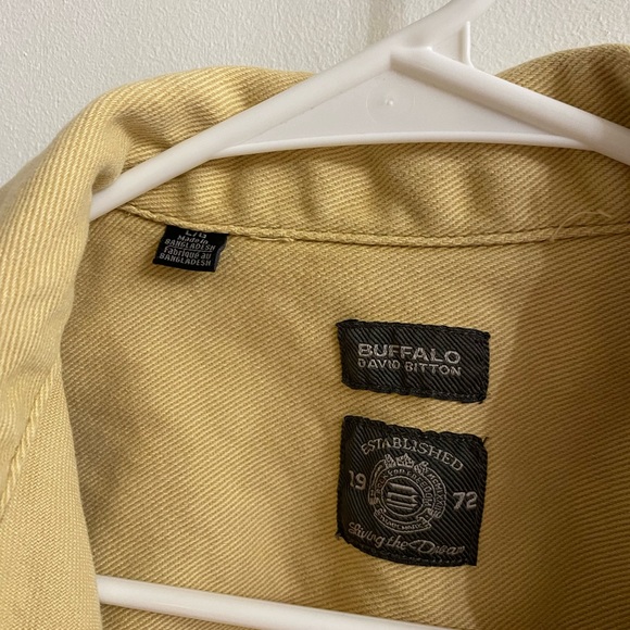 BUFFALO David Bitton corduroy jacket size large - Picture 5 of 9